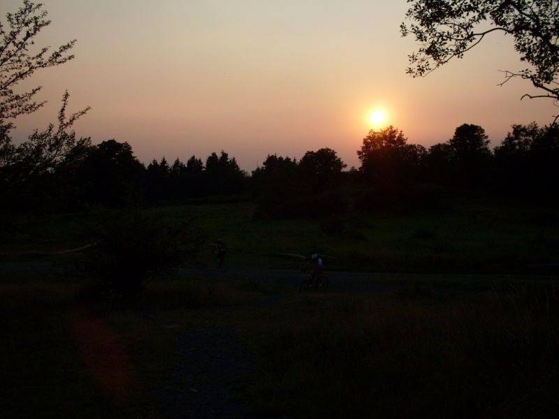 Sonnenuntergang an der Blumerather Heide